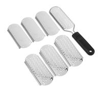 Kit de Soin des Pieds en Acier Inoxydable Détachable pour Callosités | Deux Styles de Lames, Grosse et Petite Ouverture, Réutilisable, Facile à Nettoyer, pour Voyage et Entretien Continu