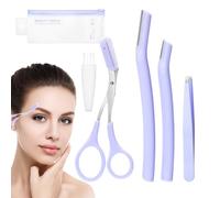 Kit de soin des sourcils, kit de tondeuse à sourcils, peigne à ciseaux pour couper les sourcils, kit de sourcils pour hommes et femmes, coupe-sourcils pour femme, épilation du visage, épilation