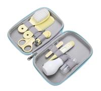 Kit De Soins De Bébé 8 Pièces Pratique Soins De Santé Ensemble De Toilettage Coupe-Ongles Manucure Ciseaux Nez Nettoyant Brosse À Cheveux Peigne Essentiel Da