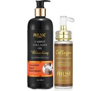 Kit de soins de la peau au collagène, restaurer l'élasticité, peau lisse, collagène 2 en 1