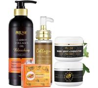 Kit de soins de la peau au collagène, restaurer l'élasticité, peau lisse, kit 5 en 1
