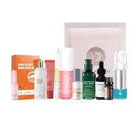 Kit de soins de la peau de voyage, liquide hydratant pour le visage, solution d'hydratation lissante, formule nourrissante apaisante, beauté compacte, idéal pour les voyages, le camping, les voyages