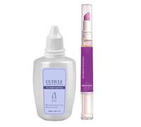 Kit de Soins Ongles - Solution de 52ml, Instruments en Acier Inoxydable Dur, Fourniture Manucure Pédicure Coupe, Étui PU Portable Rangement | Hygiène pour Seniors & Adultes Bureau