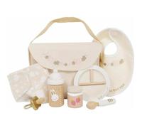 Kit De Soins Pour Poupées - Le Toy Van - Taille de la bouteille: 4,5x4,5x10 cm - Âge: 2+ - Matériau: coton, bois