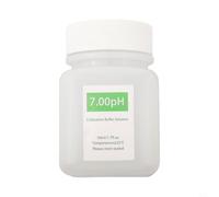 Kit de solution d'étalonnage de pH-mètre (pH 4,00, 7,00, 10,01) pour laboratoire, hydroponie et test d'eau - Solution tampon liquide avec bouchon à vis à col large (7,00 50 ml)