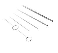 Kit de sonde de serpent, sonde de serpent - Tests de pointe de billes rondes de reptile en acier inoxydable Ensemble de pointe de la boule ronde, outils de détection, accessoires
