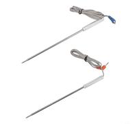 Kit de sonde de température de viande 2 pièces pour Thermopro TP25 TP27 TP28 TP20 TP17 TP16 TP16S TP08S TP07 TP17H TP06S TP09 Surveillance BBQ et rôti (sans clip)