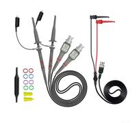 Kit de sonde d'oscilloscope 100 MHz avec câbles BNC à double crochet de test pour un test précis du signal et une performance fiable
