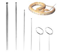 Kit de sonde serpent, boule ronde en acier inoxydable, pour animaux, accessoires de serpent portables, produits sexuels pour reptiles et serpents de différentes tailles