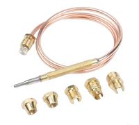 Kit de sonde thermocouple M6 x 0,75, 60-120 cm, capteur de gaz haute sensibilité, pour four, cheminée, barbecue, poêle, appareils de chauffage (60 cm)