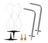 Kit de sondes manomètres compatibles avec Fieldpiece JL3KM, SDMN5, SDMN6, ADMN2 et Klein Tools ET180 Manomètre numérique, réglage du tube statique HVAC Pitot