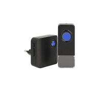 Kit de Sonnette sans fil 110dB Portée 150m IP55 58 Mélodies Noir
