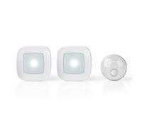 Kit de Sonnette sans Fil - Alimentation Secteur - 220-240 V AC 50 Hz - 1x CR2032 - Volume : 80 DB - Portée du Signal : 300 m - IP44 - Volume réglable - 36 mélodies - 2 récepteurs - Blanc