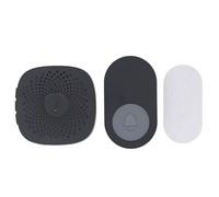 Kit de sonnette sans fil, longue portée 100 m, 38 mélodies, 4 niveaux de volume, alimenté par USB, pour grandes maisons, appartements, bureaux, matériau ABS