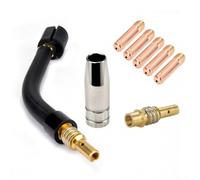 Kit de soudage de 8 pièces MB15 col de cygne pour 15AK SB15, compatible avec 140, 215, 63616, 63617 Matériau en laiton haute fiabilité (1,0 mm)