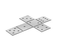 Kit de soudage en acier - Ensemble pratique à plaques carrées, construction métal robuste, accessoires d'outils complets | Équipement formation pour débutants, le développement des compétences travail