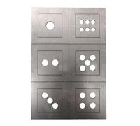 Kit de soudage en acier inoxydable - Dés d'entraînement pour débutants, plaques d'entraînement en métal | Caractéristique d'assemblage artisanal de précision, produit d'entraînement durable à faible