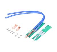 Kit de soudage par points en cuivre pur pour bricolage, soudeur par points portable avec carte PCB intégrée, câble en silicone à haute conductivité pour les languettes de batterie