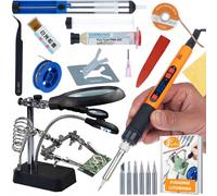 Kit de soudage Rosfix ProLuto 7 en 1 : fer à souder LCD 80 W + troisième main LE