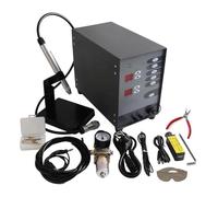 Kit de soudeur de bijoux permanents, Machine de soudure par points d’arc de tungstène Pulse or solide soudable, aluminium, soudure de titane et orthodontie pour la restauration de bijoux 50A-600A