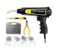 Kit De Soudeur En Plastique For Réparation Pare-chocs, Agrafeuse À Chaud, Pistolet Soudage, Avec 4 Types D'agrafes, Du, Bricolage Soudure efficace(With plastic box)