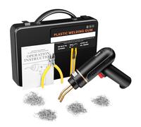 Kit de soudeur en plastique sans fil rechargeable par USB 200 W avec agrafes chaudes pour pare-chocs de voiture, réparation de fissures, outil de soudage à chauffage rapide