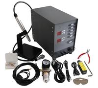 Kit de soudeuse permanente for bijoux, machine à souder par points à l'arc en tungstène à impulsion, soudable en or massif, aluminium, titane et orthodontie for la restauration de bijoux 50A-600A