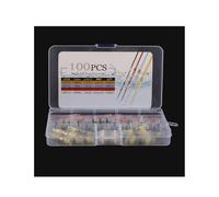 Kit de Soudure de Fil Kit de Connecteurs de Fil pour Électricité Marine Automobile Connexion Électrique DIY-100pcs