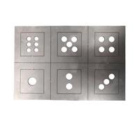 Kit de soudure Dice - Entraînement manuel en acier inoxydable, Kit de dés cubiques, Ensemble de pratique de soudure manuelle en feuilles d'acier inoxydable | Parfait pour la formation des débutants en