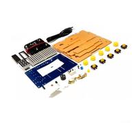 Kit de soudure DIY pour débutants en électronique - Console de jeu portable avec 4 jeux, affichage LED RVB et alimentation par batterie USB/AA (108