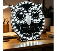 Kit de soudure en forme de hibou avec lumière LED avec commande tactile