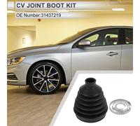Kit De Soufflet De Joint Extérieur Pour Volvo S60 2019-2025 Pour Volvo S90 2017-2024 Soufflet De Joint Homocinétique Robuste Et Durable No.31437219 Colliers Caoutchouc 1 Ensemble