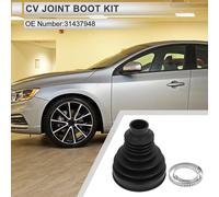 Kit De Soufflet De Joint Intérieur Pour Volvo S60 2019-2025 Pour Volvo S90 2017-2024 Solide Durable Soufflet Joint Vitesse Constante No.31437948 Colliers En Caoutchouc 1 Ensemble