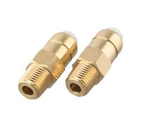 Kit de soupape de décharge thermique pour nettoyeur haute pression, 2 pièces 1/4 NPT, compatible avec de nombreuses marques