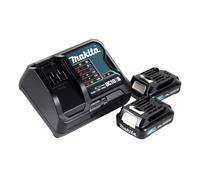 Kit de Source d'Alimentation 12V - Makita - 2x Batteries BL1021B 2,0Ah - Chargeur DC10SB