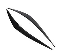 Kit de Sourcils de Phare, Garniture Noire Brillante pour Série 1 F20 F21 Facelift Hatchback 2015-2019, Paupières Décoratives Gauche et Droite
