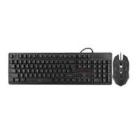 Kit de Souris pour Clavier de Jeu rétroéclairé mécanique, Clavier et Souris à Suspension rétroéclairé à Trois Couleurs, Clavier et Souris, 19 Touches, Conception sans conflit (Version VIP) Small Gift