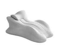 Kit de soutien du ventre en mousse à mémoire de forme avec coussin de poitrine lavable léger pour la grossesse et la maternité Gris clair