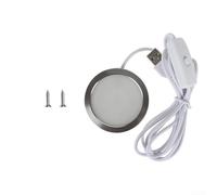 Kit de spot LED USB ultra-fin 5 V pour imprimantes 3D, D60 mm × 8 mm, scintillement et yeux, 3 W économe en énergie, veilleuse à faire soi-même (A)