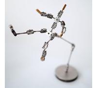 Kit de Squelette de Personnage D'Animation en Stop Motion,Kits D'Armature Diy Stop Motion,Plusieurs Styles,Facile à Assembler,Adapté pour la Photographie de Produits,Studio D'Animation(Size:13CM)