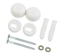 Kit de stabilisation de cuvette de toilette avec boulons de sol coudés pour fixation ferme à la base, fonctionne avec la plupart des toilettes standard, bidets et lavabos sur pied