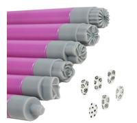 Kit de stamping pour ongles - gelée transparente, gel, plaques à ongles | Outil de tampon à ongles de qualité professionnelle avec visibilité, plaques de stamping florales pour des ongles