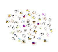 Kit de strass à dos pointu pour décoration d'ongles avec stylo à cire et dos plat