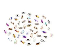 Kit de strass à dos pointu pour décoration d'ongles avec stylo à cire et dos plat