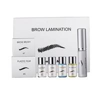 Kit de stratification de sourcils, kit professionnel stratification sourcils 3D pour un effet longue durée 45 à 60 jours, permanente naturels et tendance avec des outils comple