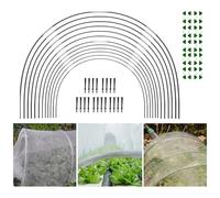 Kit de structure de serre - Anneaux de support de jardin, support de parterre surélevé | Kit de construction de serre (faites- vous-même), couverture légère pour la culture de en rangées,
