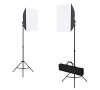 Kit de studio photo avec boîtes à lumière, système de fond, réflecteurs, trépied en acier, lampes de studio à intensité variable, fond en coton, réflecteur 5 en 1, équipement vidéo et photographie