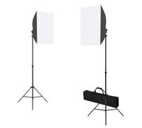 Kit de studio photo avec boîtes à lumière, système de fond réglable, réflecteur 5 en 1, trépied en acier durable, boîte à lumière 40 x 60 cm, lampes de studio LED, idéal pour la photographie, la vidéo