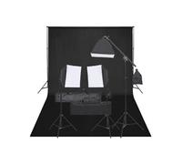 Kit de Studio Photo avec Eclairage et Toile de Fond Lumière de Photographie Système de Fond Kit 3094684