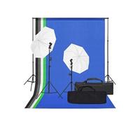 Kit de Studio Photo avec Eclairage et Toile de Fond Lumière de Photographie Système de Fond Kit 3094668